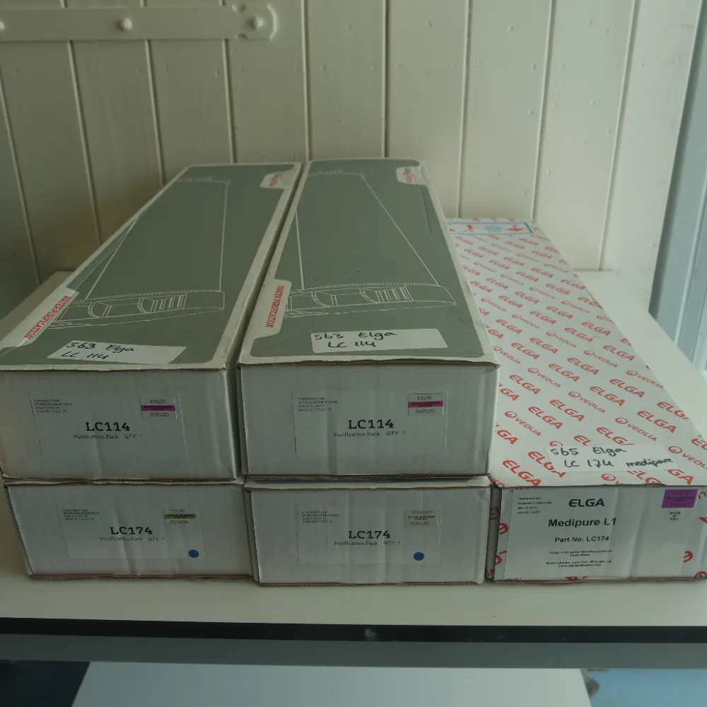 557 – Consumables for Elga Water purification systems