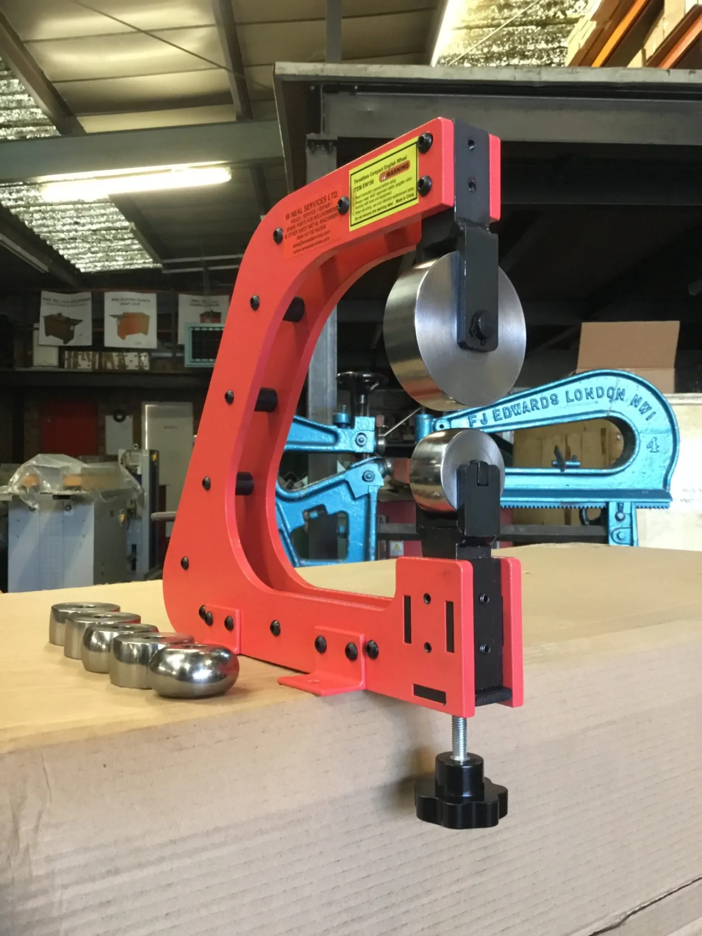 WNS Fabricated English Wheeling Machine 190mm - WNS - W. Neal Services Ltd - 6