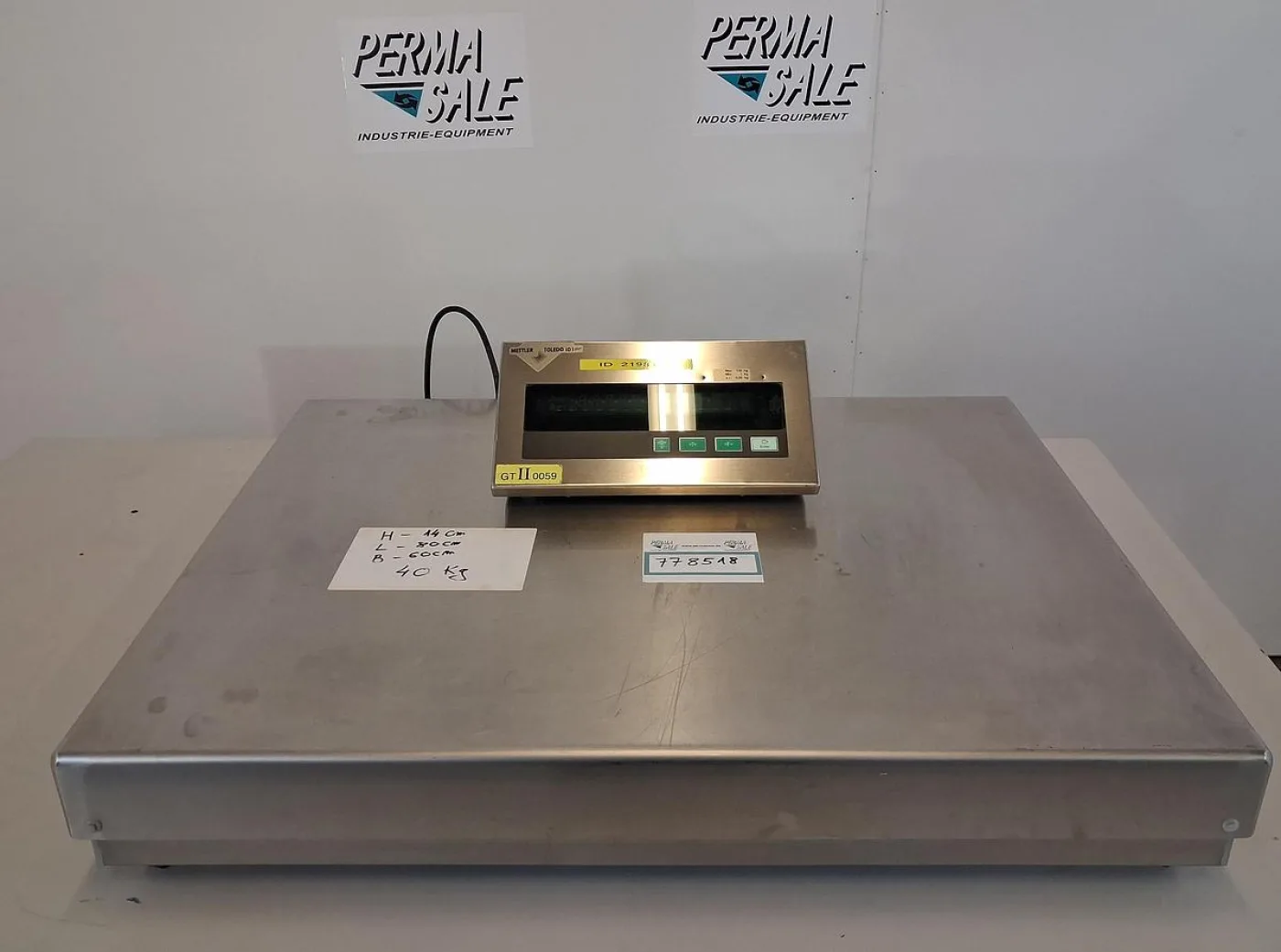 Mettler Toledo Plattformwaage ID1plus-A mit der Wägezelle DCC150ST - 2