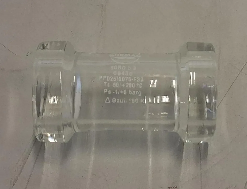 Normag Sichtglas aus hochwertigem Borosilikatglas 3.3 DN40