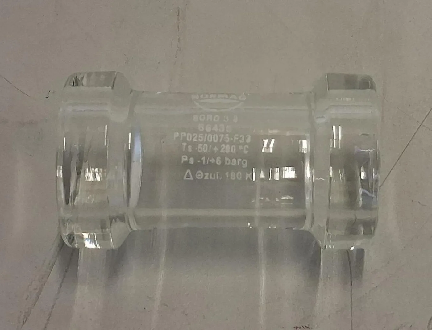Normag Sichtglas aus hochwertigem Borosilikatglas 3.3 DN40 - 1