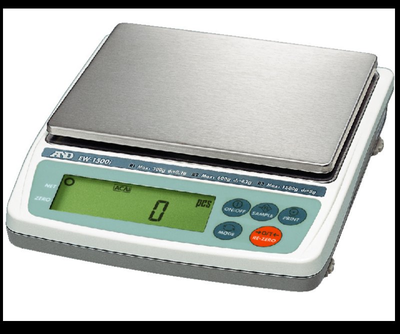 A&D EW-1500i Precision Triple Capacity Balance