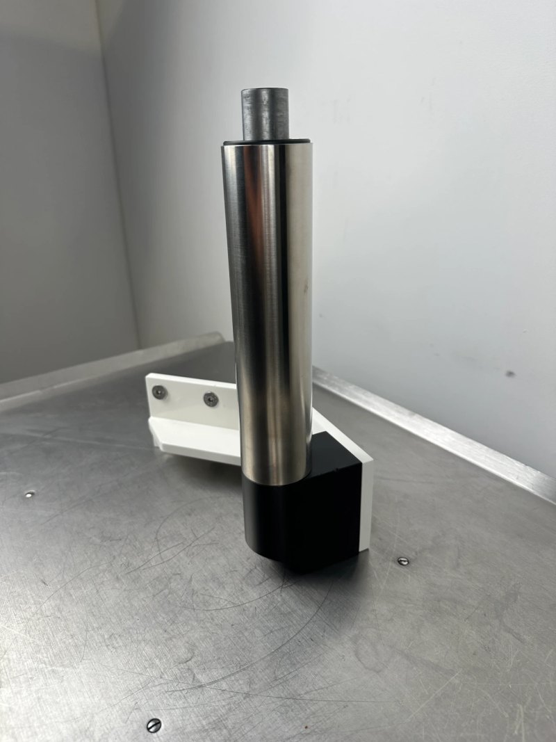 Kolposkophalterung / Geräteaufnahme für Gynäkologiestuhl Edelstahl 20cm