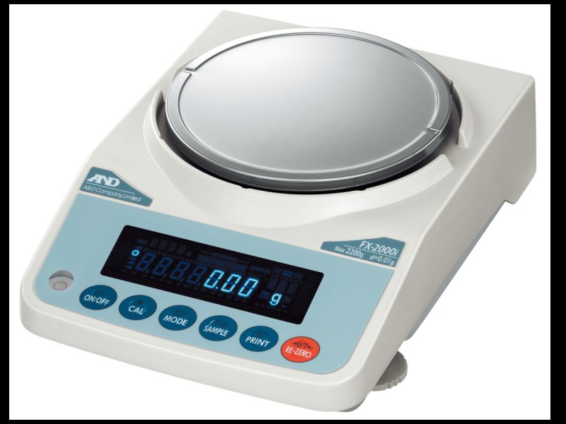 A&D FX-2000i Precision 2-Place Balance