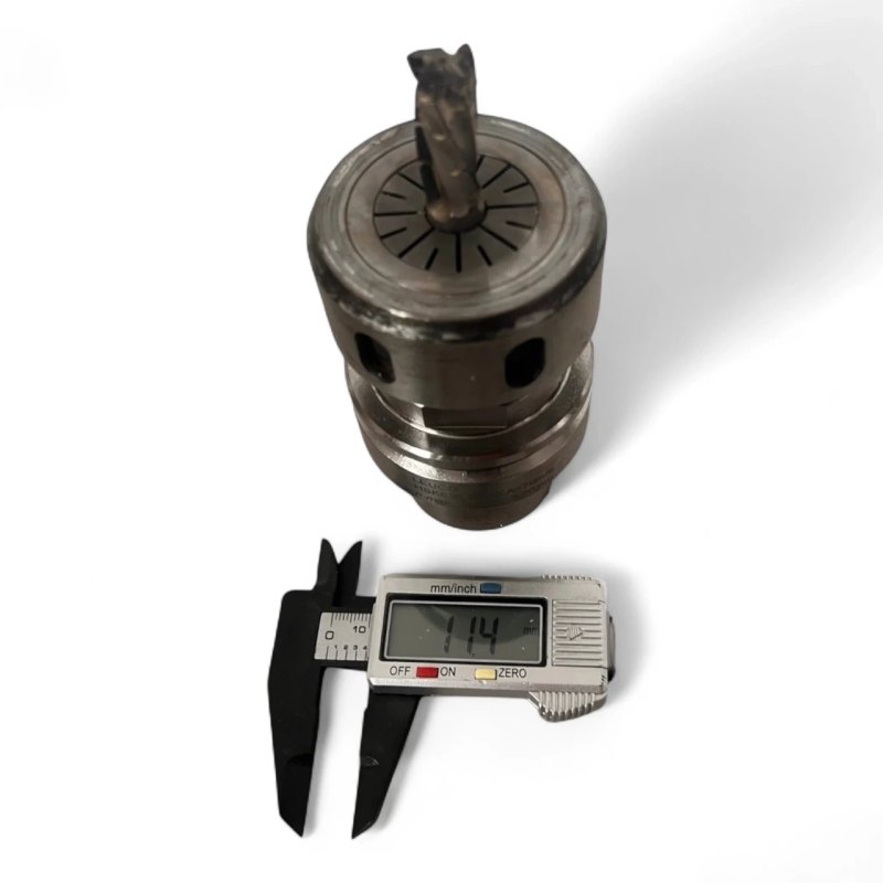 LEUCO HSK 63 F ER40 Spannfutter mit Spannzange und DIA Schaftfräser 11 x 35 mm