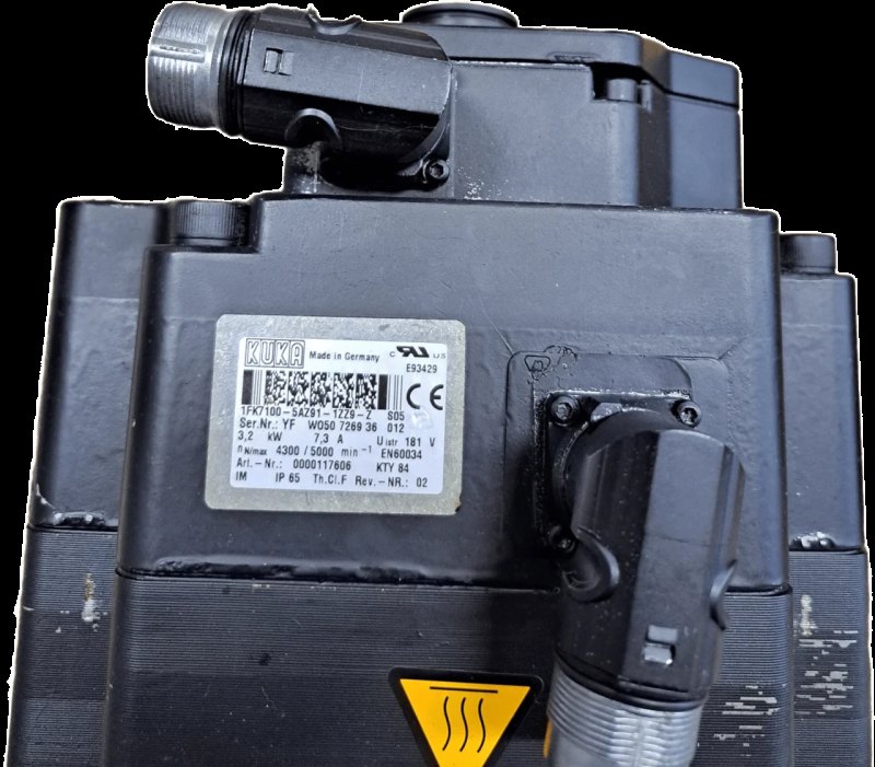 KUKA 1FK7100-5AZ91-1ZZ9-Z505 mit Getriebe