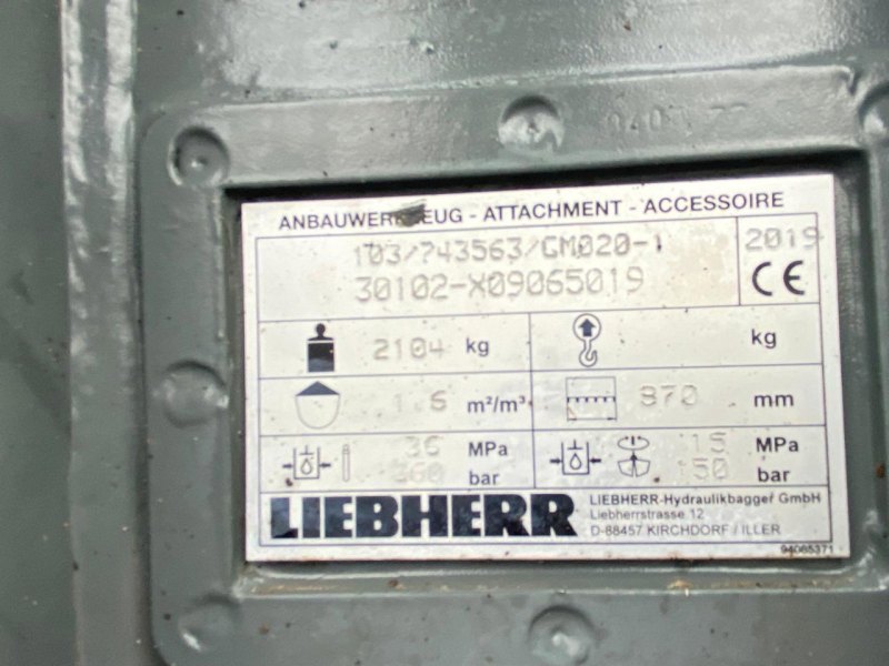 Liebherr GM020- 1