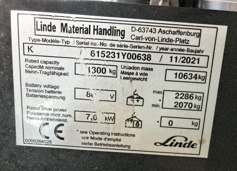 Vertikal-Kommissionierer Linde K-Schwenkschubgabel 5231-00 (2021)