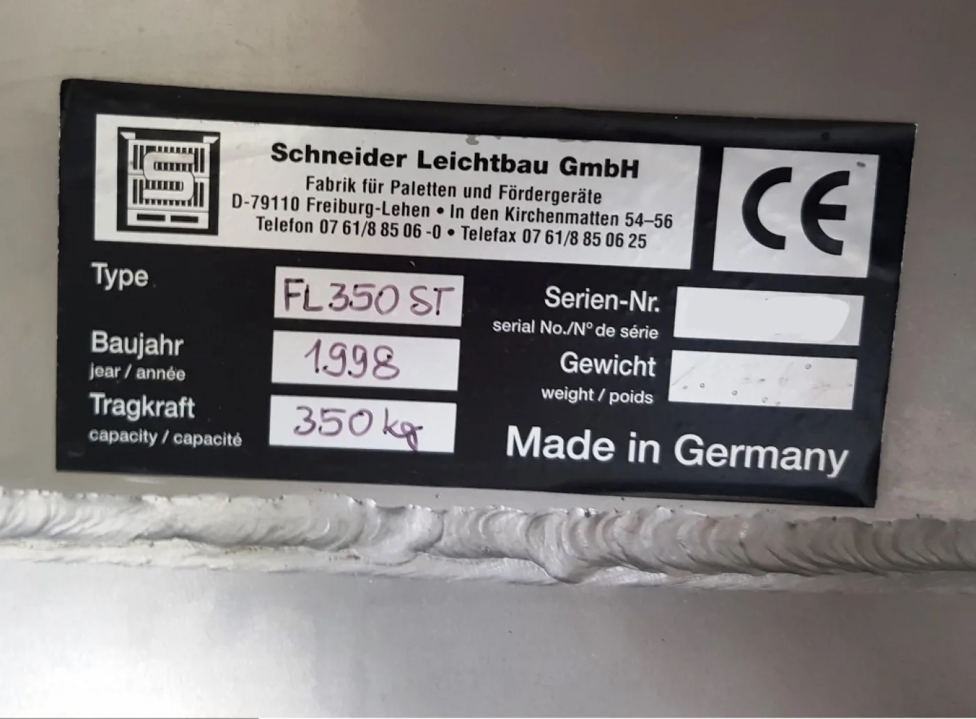TRANSPALLET SANITARIO PER SOLLEVAMENTO / RIBALTAMENTO FUSTINI – SCHNEIDER – MOD. ROBUSTO FL 350 - 5