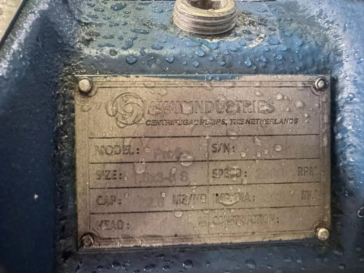 AKAY Pump Glycol Outlet E-11580, SS - 7
