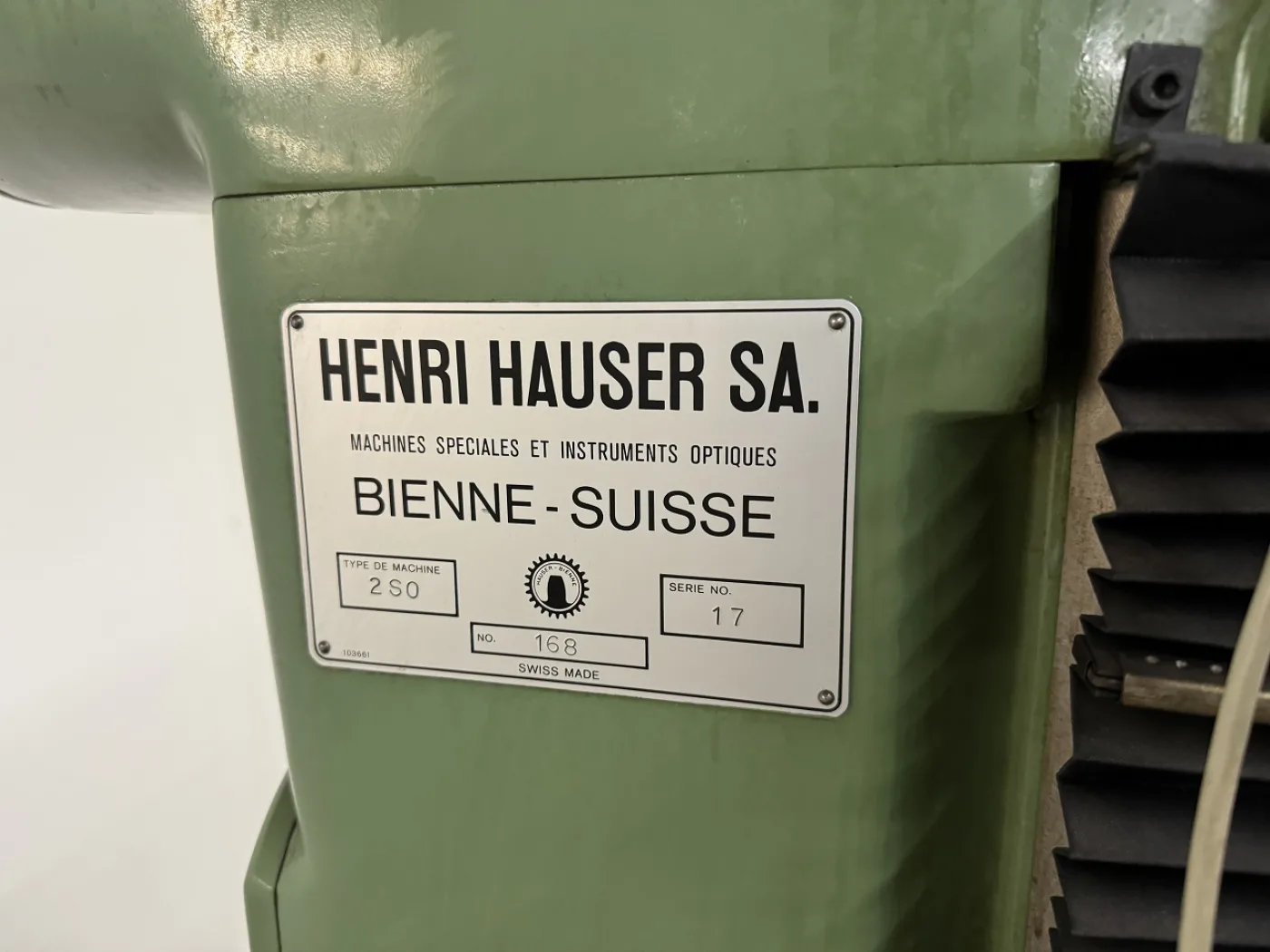 RECTIFIEUSE PAR COORDONNEES “HAUSER” TYPE 2SO - 5