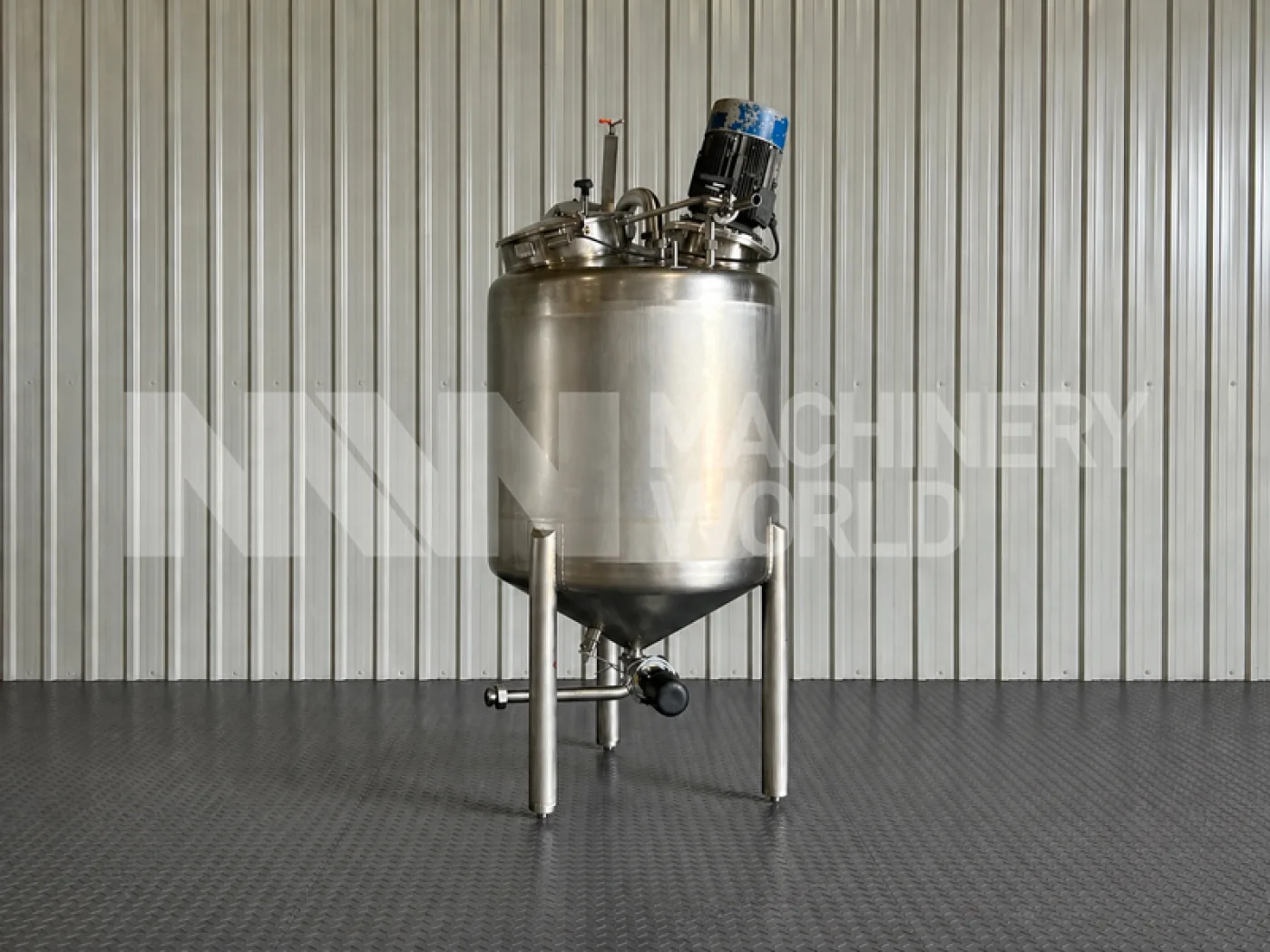 750 Litres APV Stainless Steel Mixing Tank with 7.5kw High Shear Mixer (1x Available) - 1