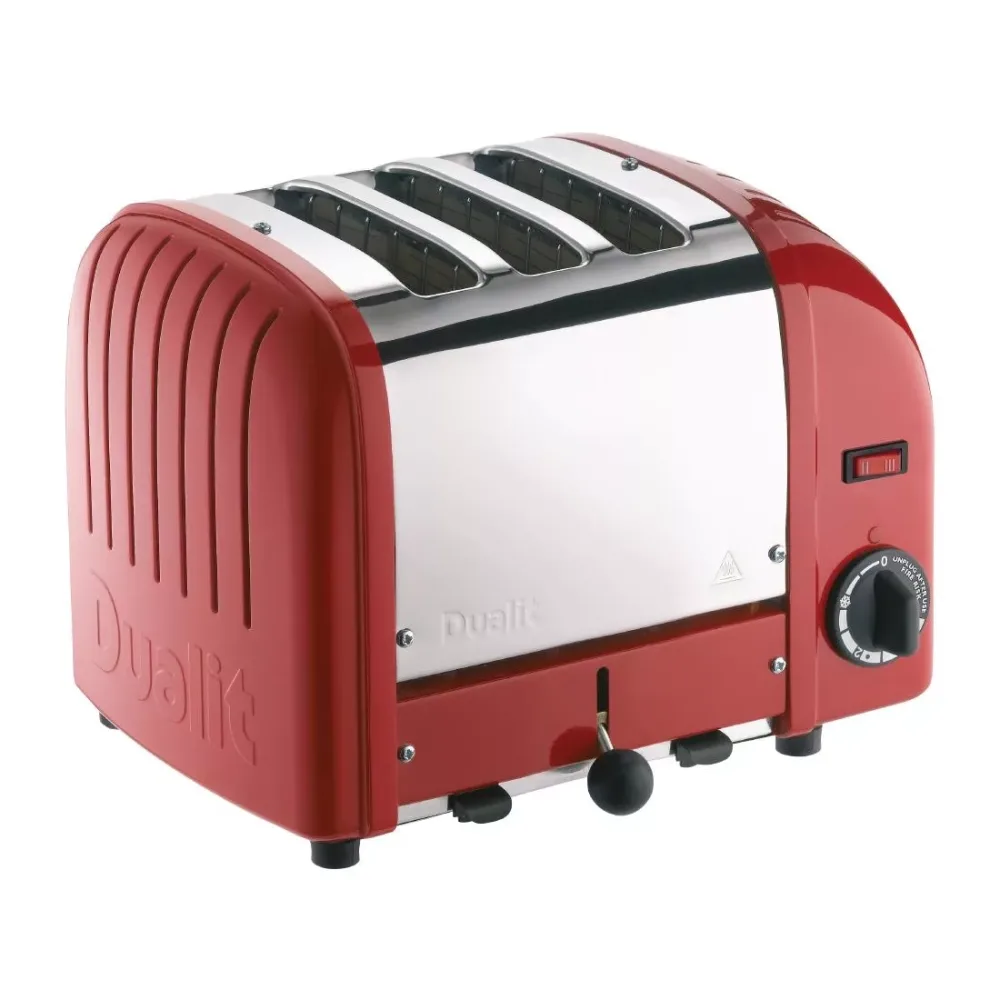 Dualit 3 Slice Vario Toaster Red 30085 - islandcatering