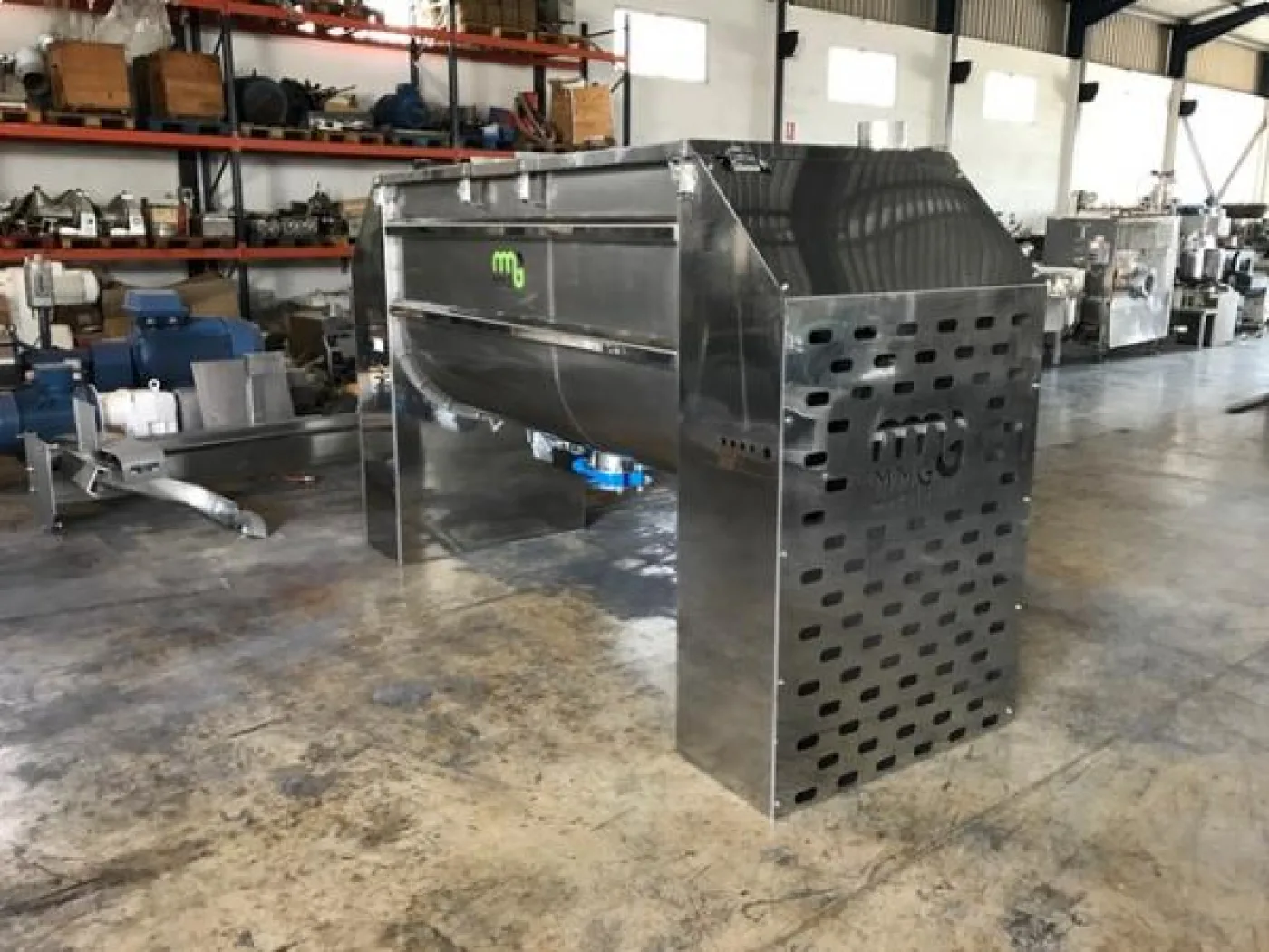 Nueva mezcladora de bandas en acero inoxidable 316 de 2.000 litros ATEX - 1