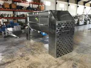 Nueva mezcladora de bandas en acero inoxidable 316 de 2.000 litros ATEX