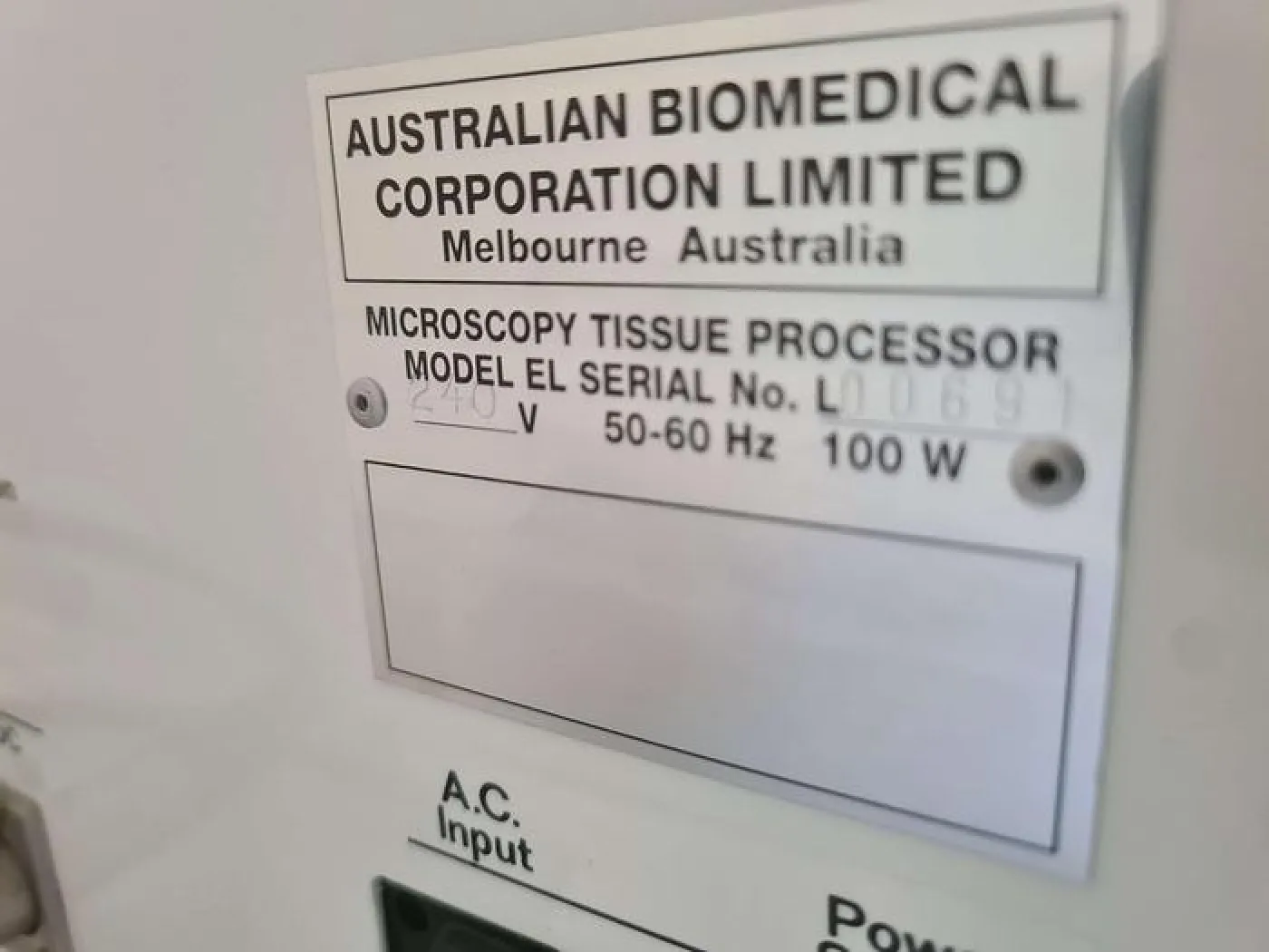Leica Reichert Lynx Microscopy Tissue Processor - 2