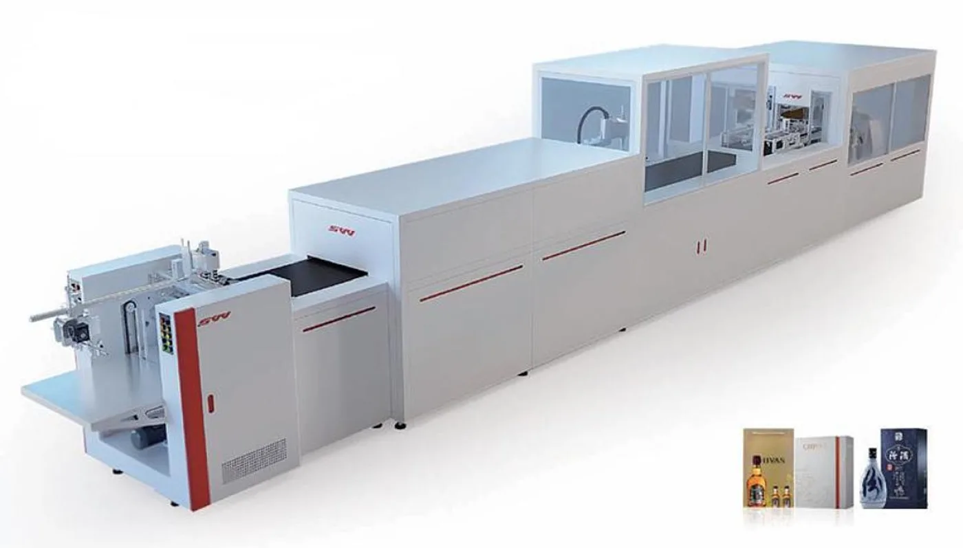 Maquina para embalaje de tapa dura para vino JDS QJH-600Y/600G & JDS QST-400Y - 1