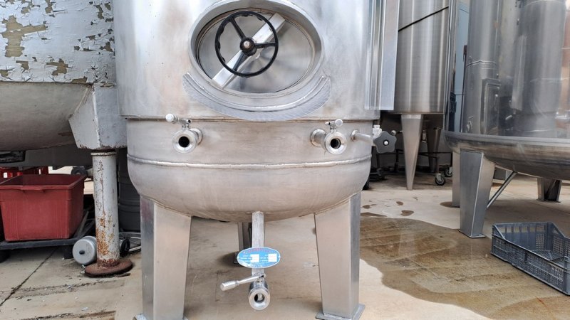 STAINLESS STEEL AUTOCLAVE, FIRM SIRIO ALIBERTI, CAPACITY 32,5 HL ABOUT, SECOND-HAND EQUIPMENT