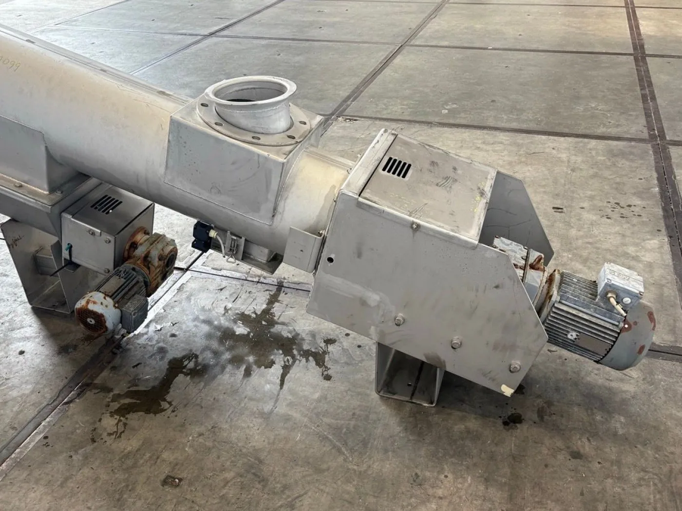 inclined screw + dosing screw - Vertical screw conveyor - 4
