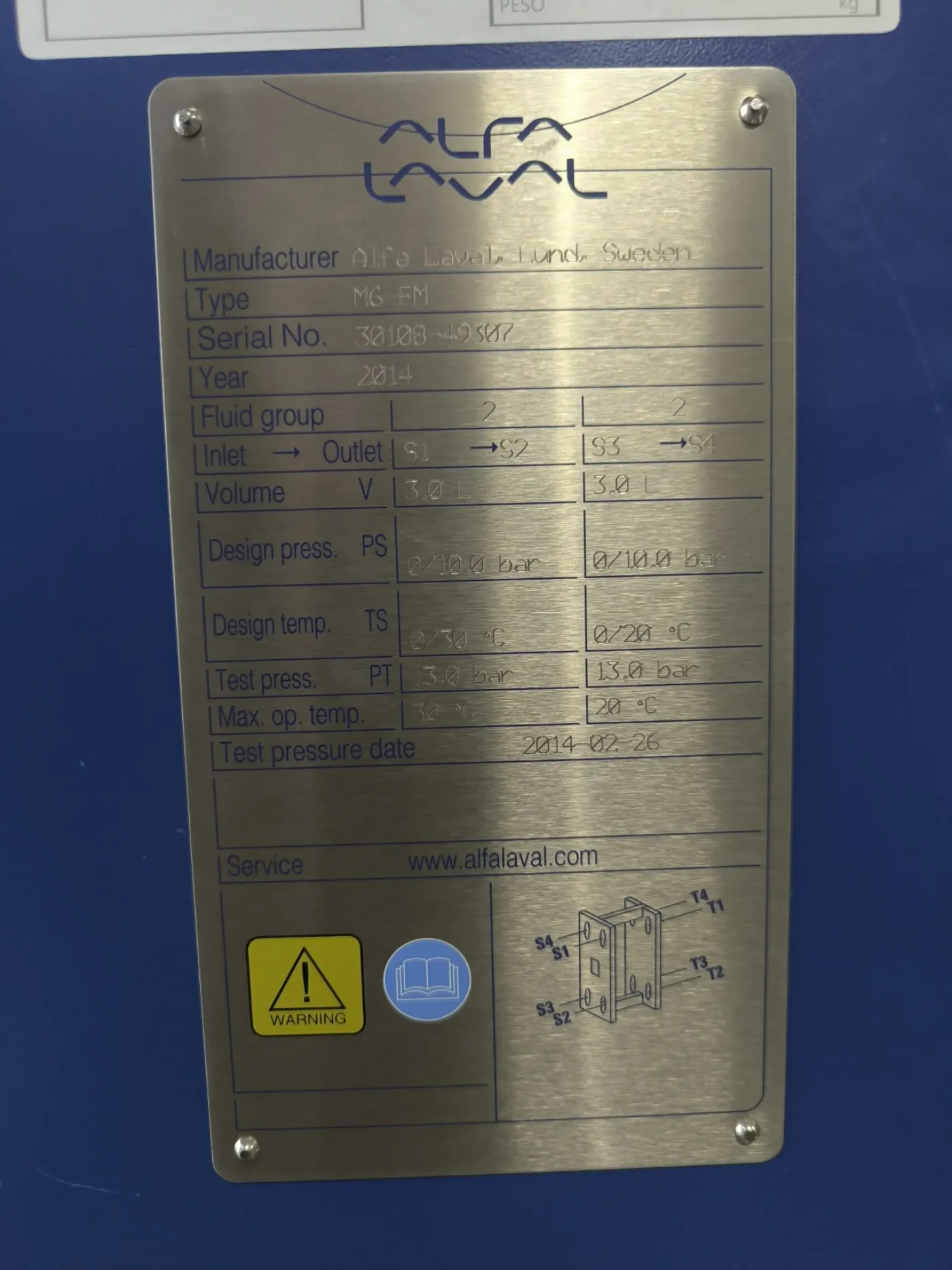 ALFA LAVAL M6 FM PLATE EXCHANGER STAINLESS STEEL 316 UNUSED - 7