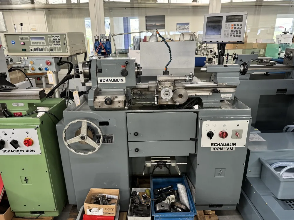 LEADSCREW LATHE “SCHAUBLIN” TYPE 102N-VM W-25