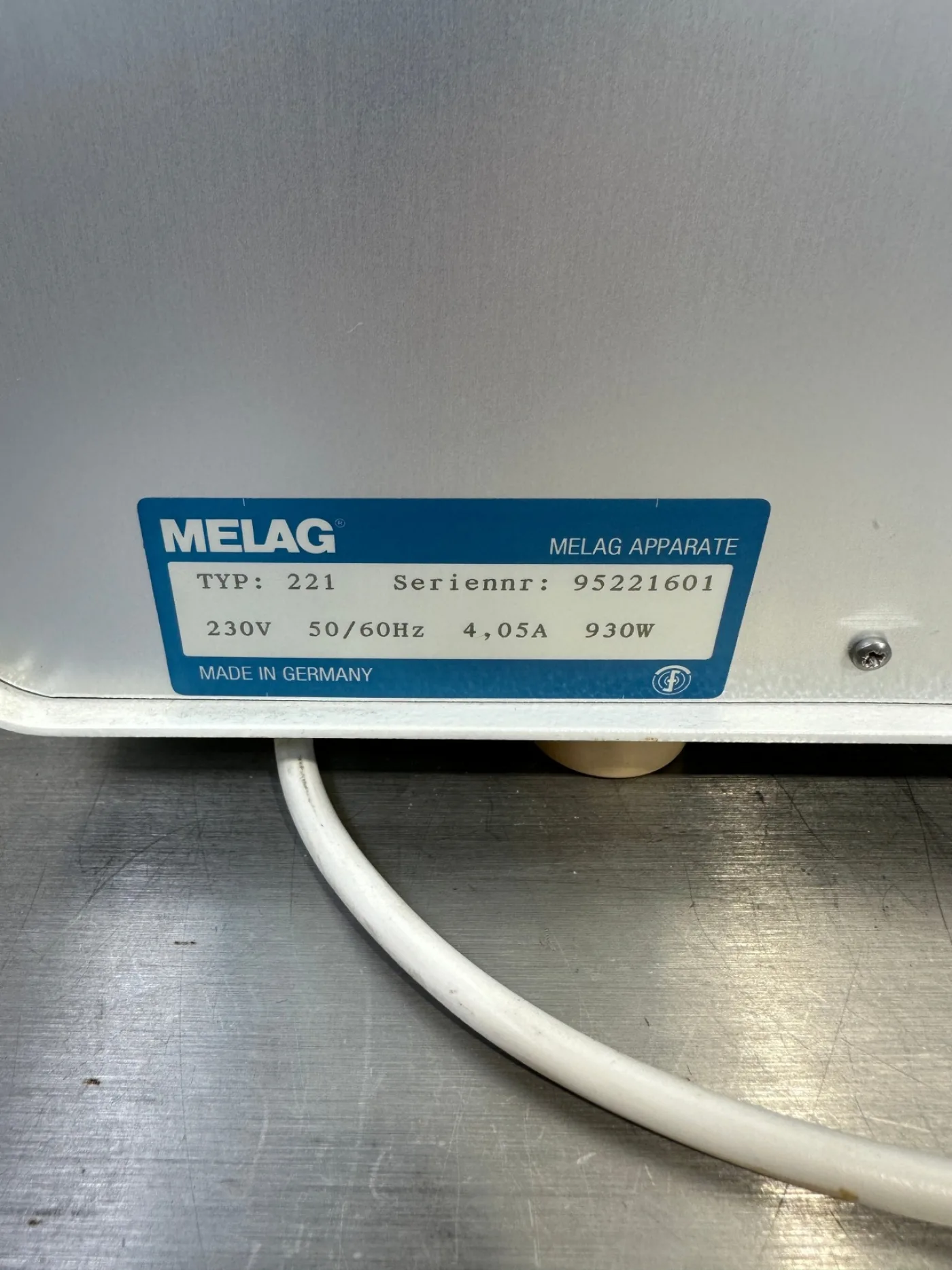 Melag Typ: 221 Heißluft-Sterilisator 18 Liter bis 200°C - 3