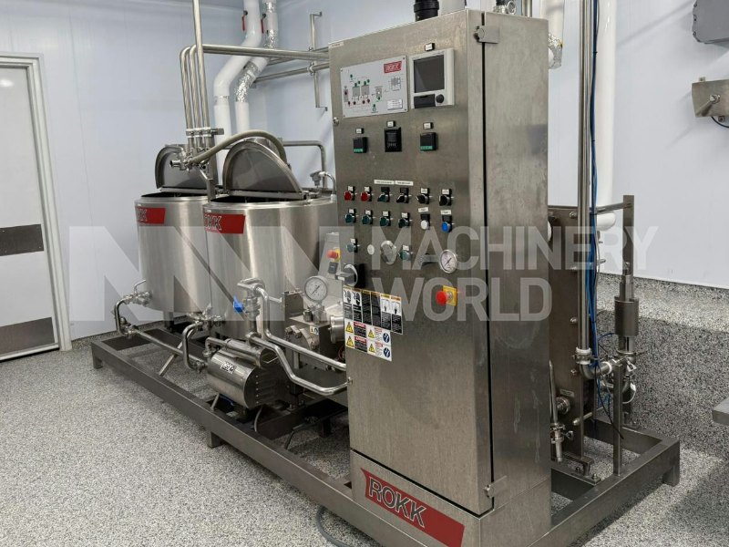 ROKK Ice Cream Industrial Processing Factory, 300 Litres/Hour (Year 2019)