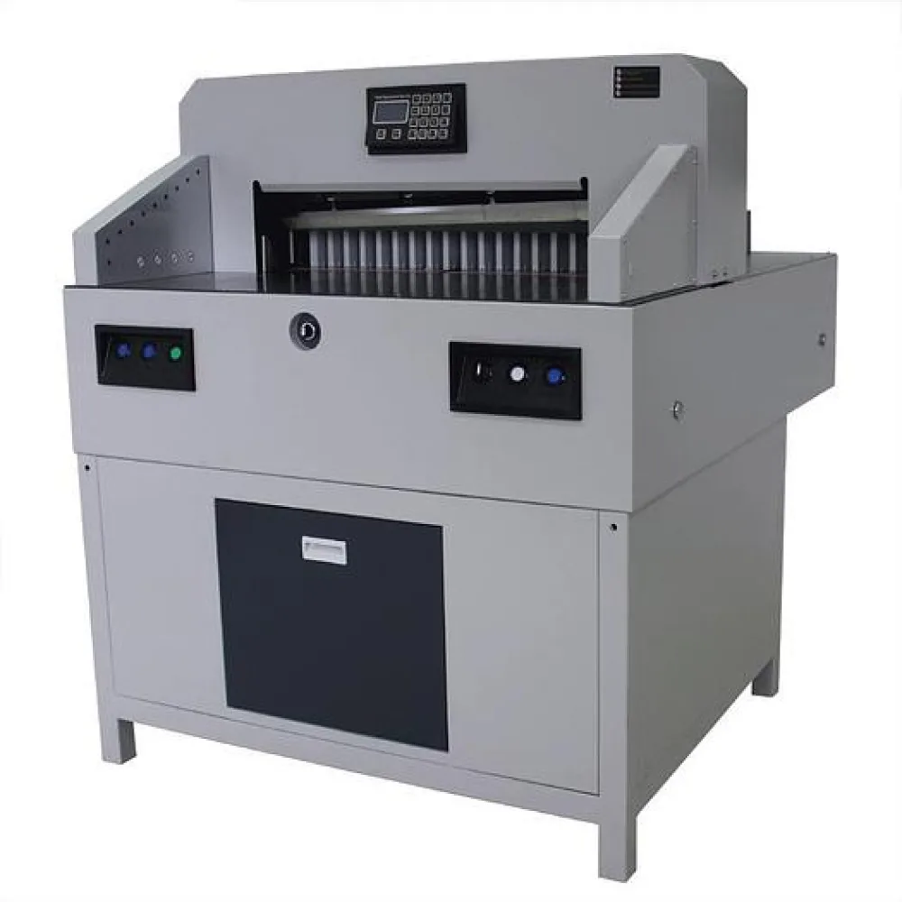 Máquina Eléctrica de Corte de Papel con Control Programable y Empuje Automático JDS 7208HD