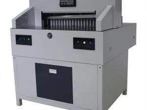 Máquina Eléctrica de Corte de Papel con Control Programable y Empuje Automático JDS 7208HD