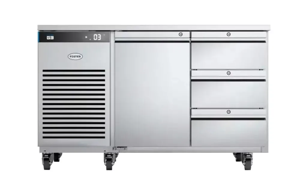Foster EP1/2H/43-150 EcoPro G3 1 Door & 3 Drawer Refrigerated Counter 280 Litres - islandcatering