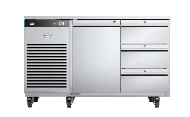 Foster EP1/2H/43-150 EcoPro G3 1 Door & 3 Drawer Refrigerated Counter 280 Litres - islandcatering