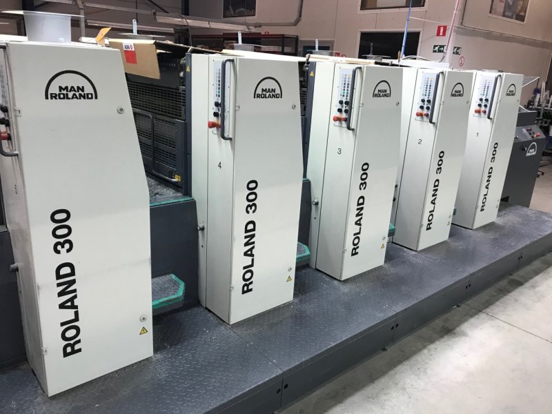 Roland R 305-P – 5 Colour Offset Press