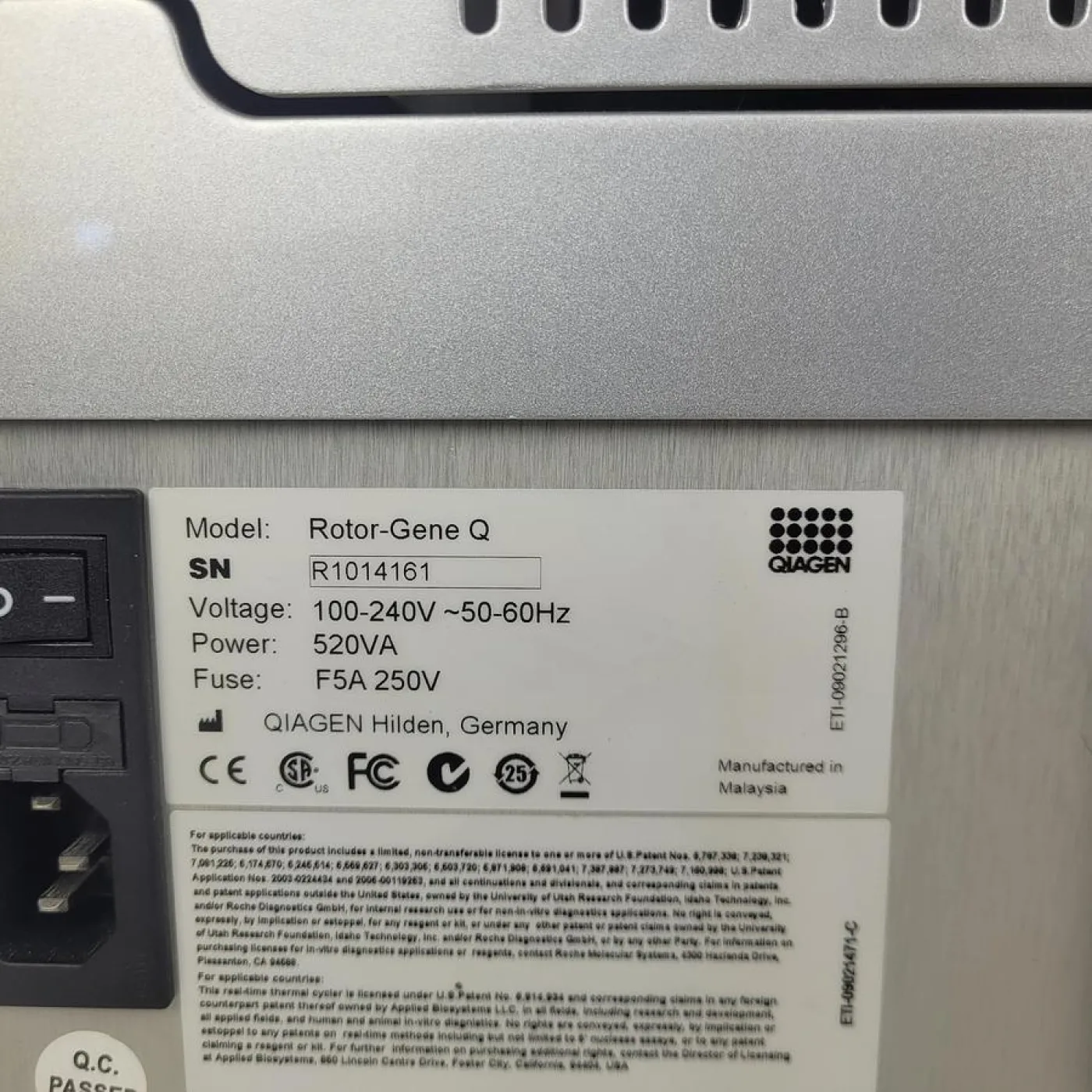 Qiagen Rotor-Gene Q PCR Parts Only - 5