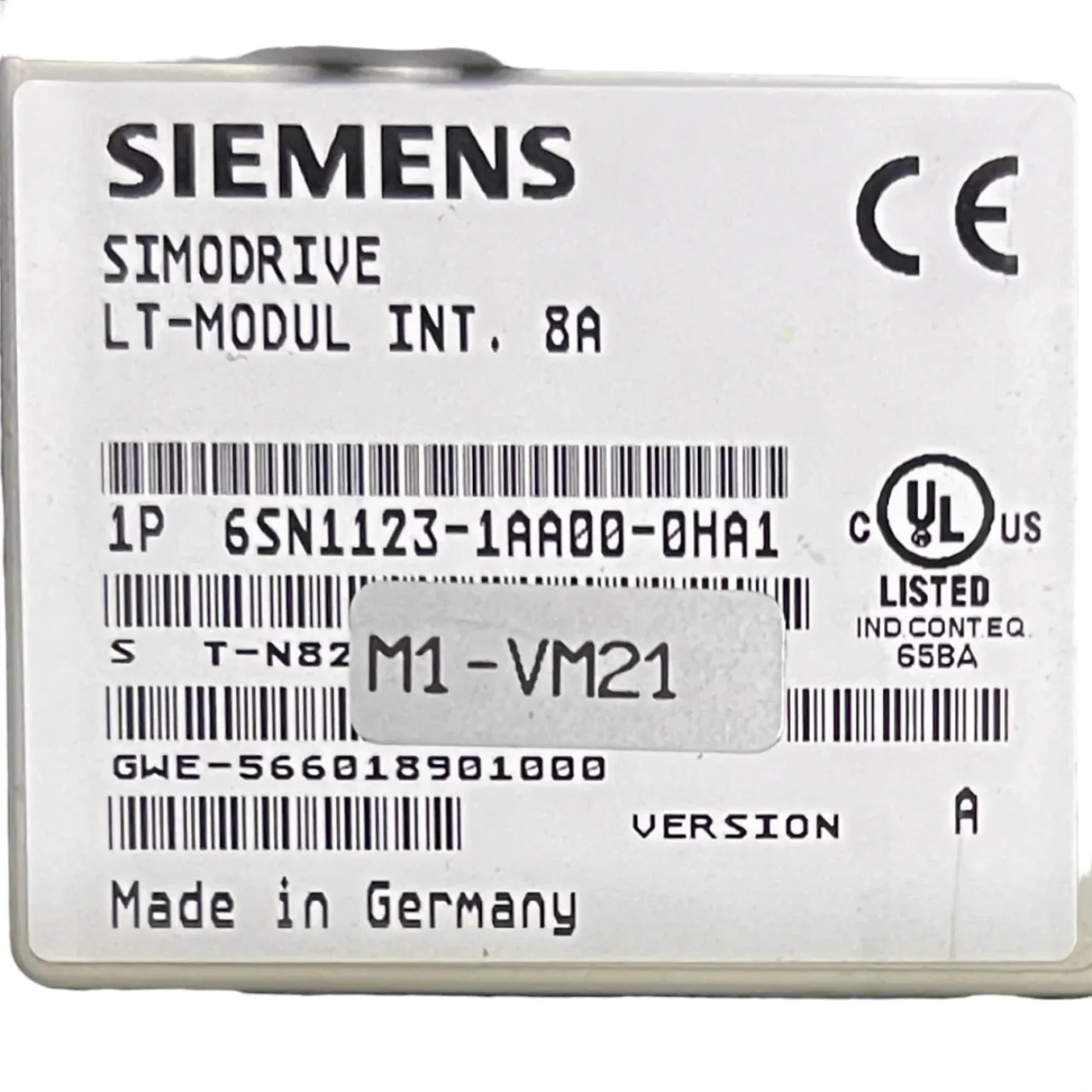 SIEMENS SIMODRIVE 611 Leistungsmodul 6SN1123-1AA00-0HA1 - 2