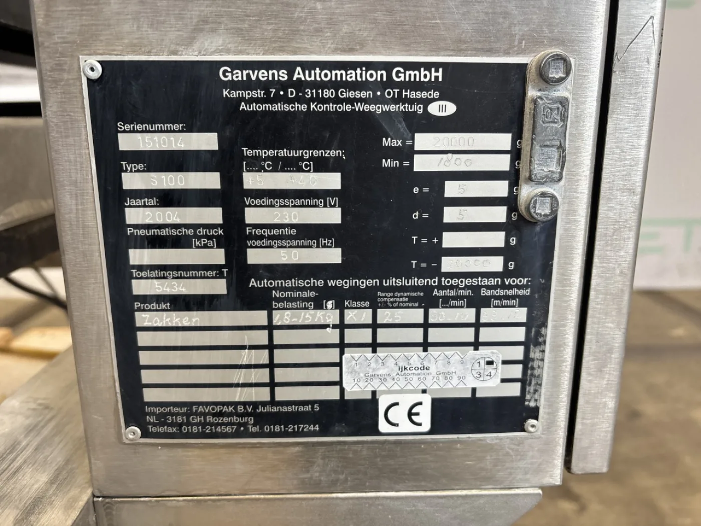 Mettler Garvens Checkweigher S100 - Miscellaneous transport - 7