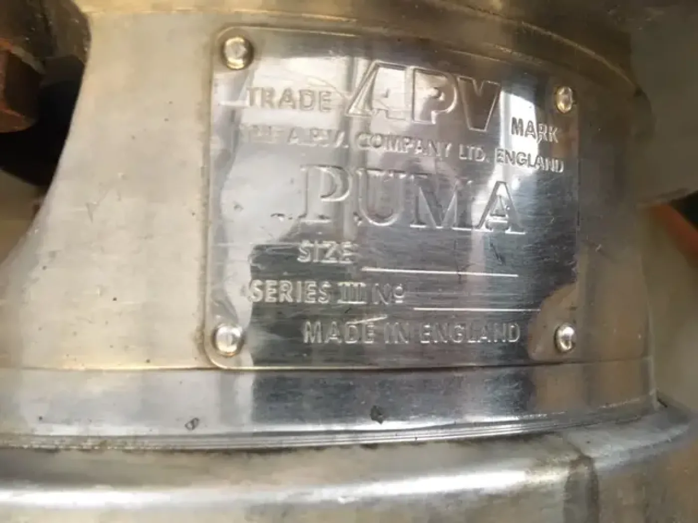 USED APV STAINLESS STEEL CENTRIFUGAL PUMP - 3