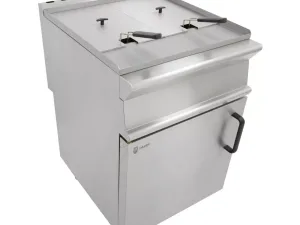 Parry Twin Tank Twin Basket Free Standing Natural Gas Fryer GDF - islandcatering