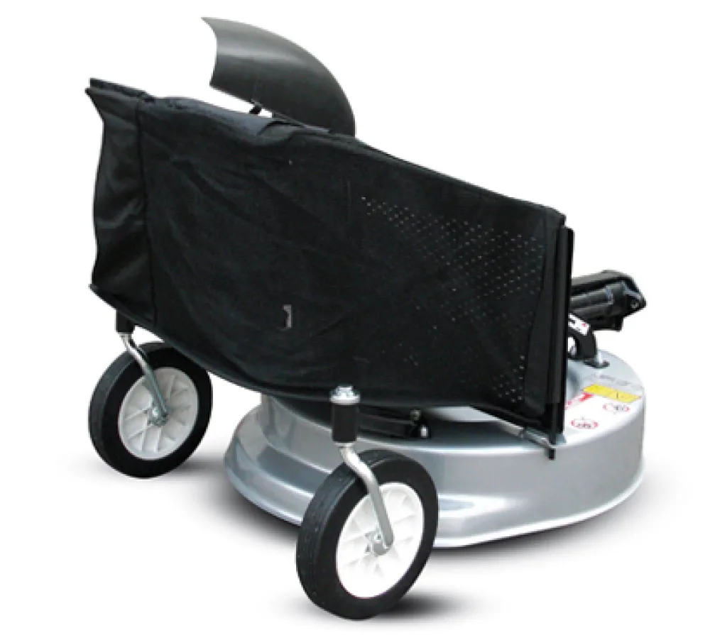 Ferrari cirkelmaaier 56cm met opvangbak, 400×8 / 4.0-10 wiel