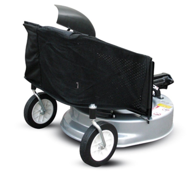 Ferrari cirkelmaaier 56cm met opvangbak, 400×8 / 4.0-10 wiel