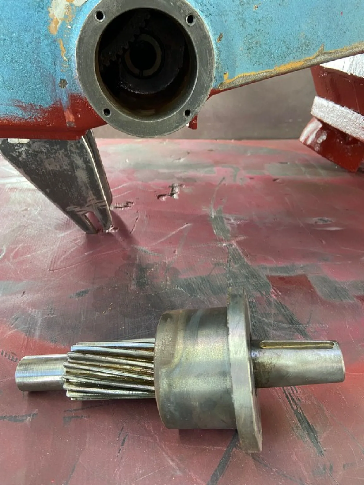 PISTON PUMP AMBROSI MOD. 200HL, SINGLE-CYLINDER, BRONZE BODY PUMP, SECOND-HAND MACHINE - 8