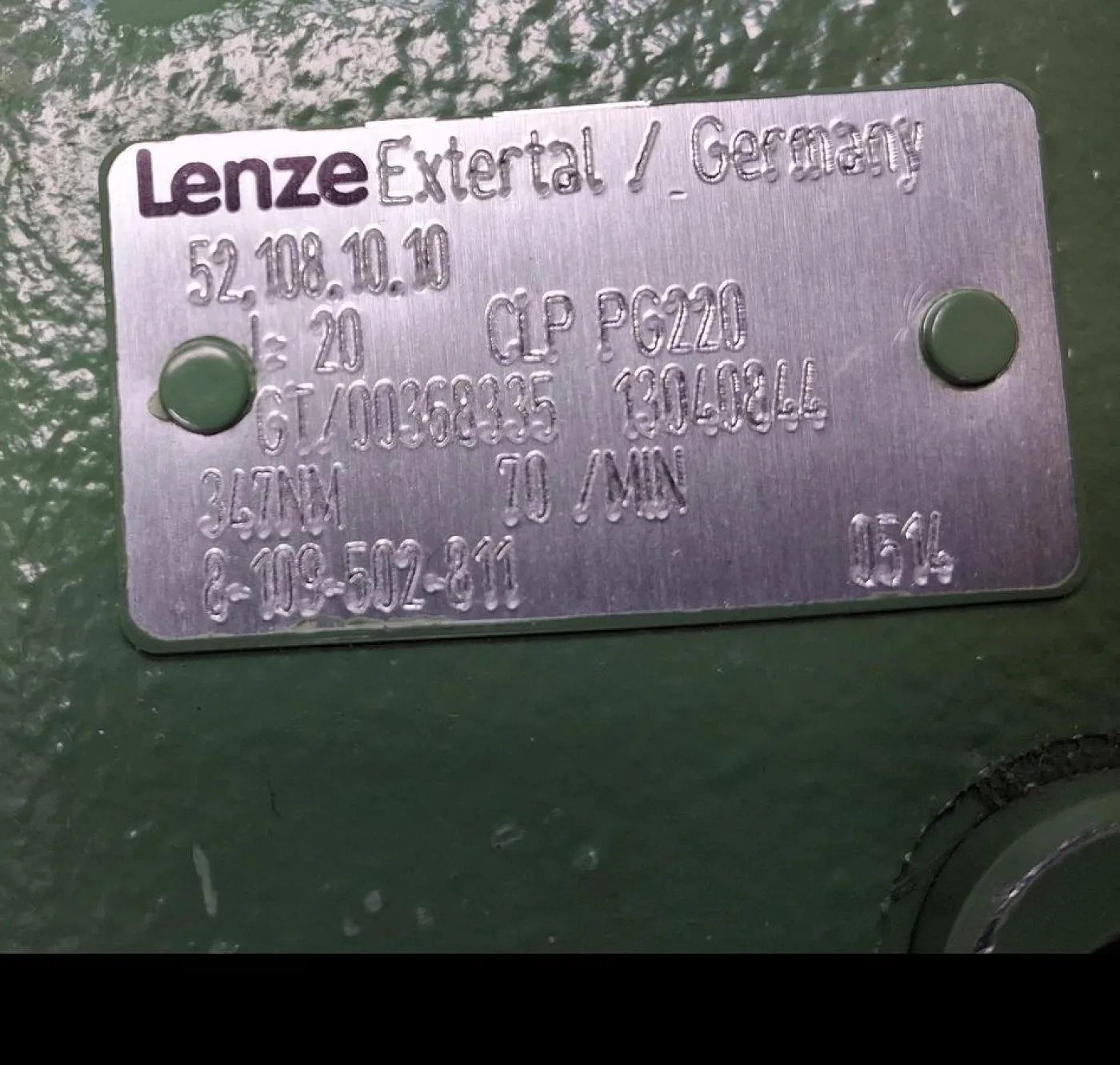Lenze Gear Motor with Helical Bevel Gearbox - 4