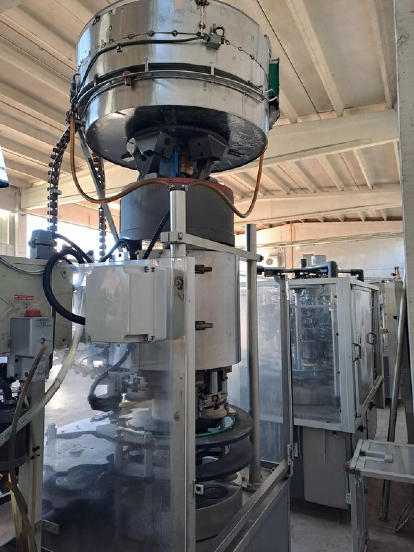 CORKING MACHINE BERTOLASO, MODEL KAPPA 108 8 HEADS FOR PLASTIC MUSHROOM CAP, SECOND-HAND MACHINE - 7
