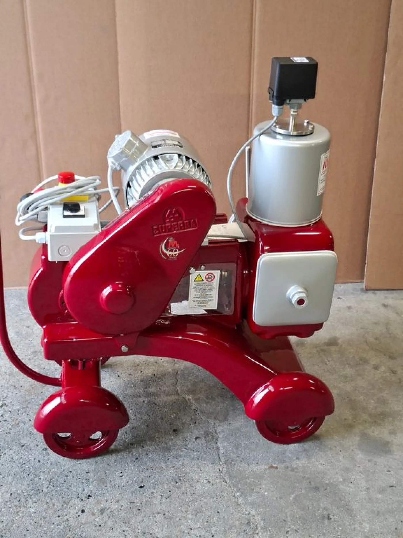 MANZINI PISTON PUMP MOD.120HL, BRONZE PUMP BODY SINGLE CYLINDER, SECOND HAND MACHINE - 4