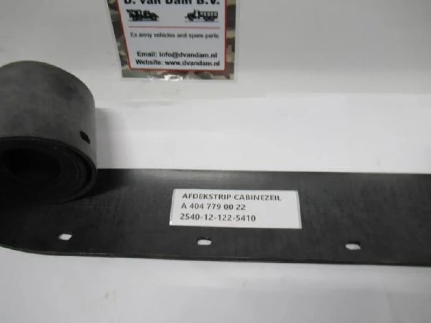 Afdekstrip cabinezeil - 2