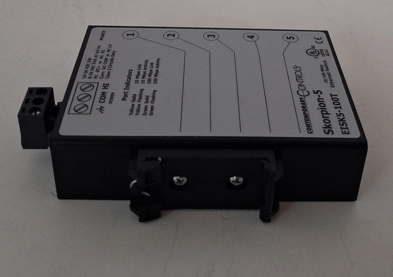 Contemporary Controls Skorpion-5 EISK5-100T Industrial Ethernet Switch