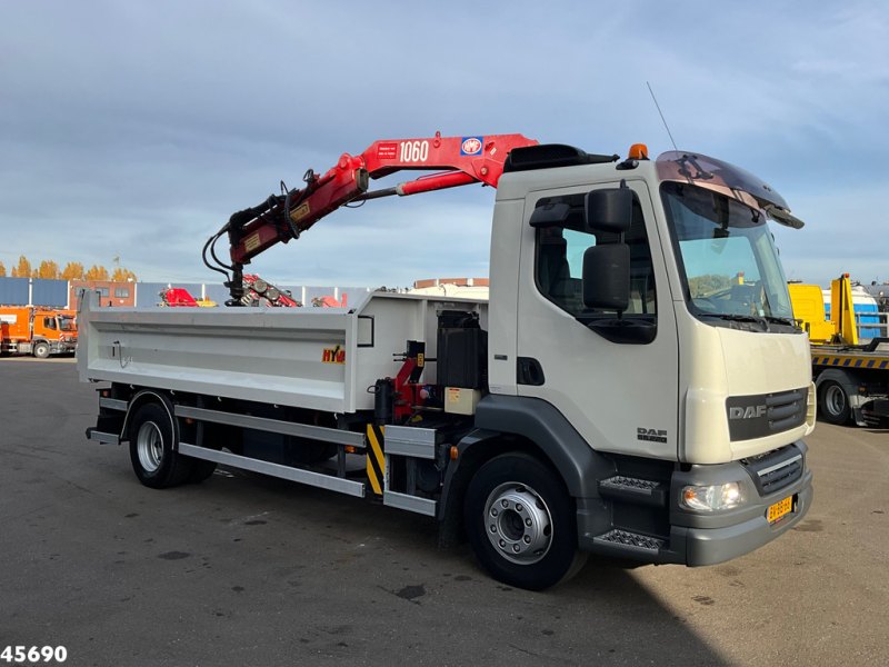 DAF FA 55 LF 220 HMF 10 Tonmeter laadkraan Just 119.287 km!