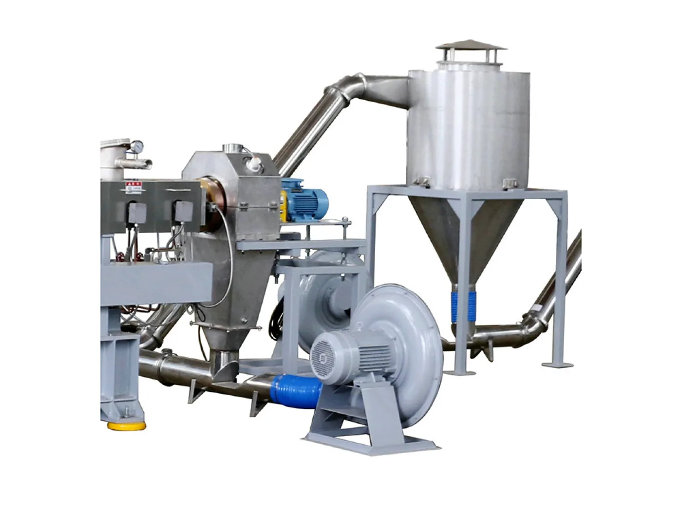 Air cooling die face pelletizing system - 1