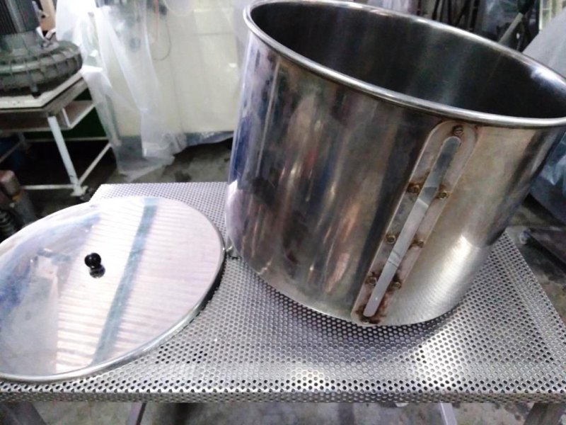 CONTENITORE IN ACCIAIO INOX DA STOCCAGGIO – 15 LT