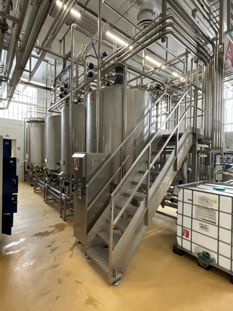 2022 A Due S.p.A. A Due S.p.A. MIL040XS Mixing Tank System with 3 Off Stainless Steel Tanks and Process Equipment