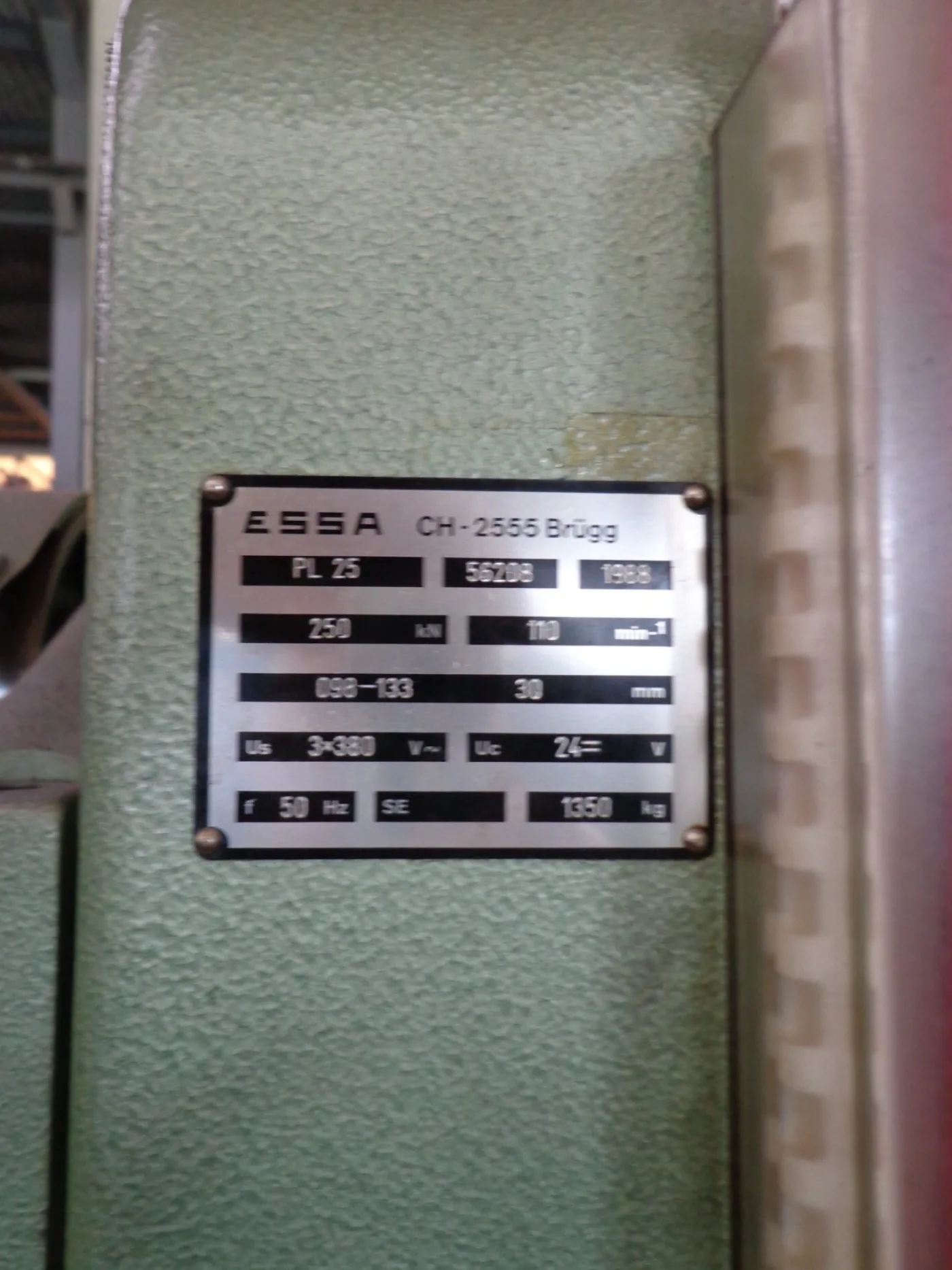 PRESSE MECANIQUE “ESSA” TYPE PL-25 - 3